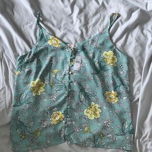 Teal Dressy Tank top